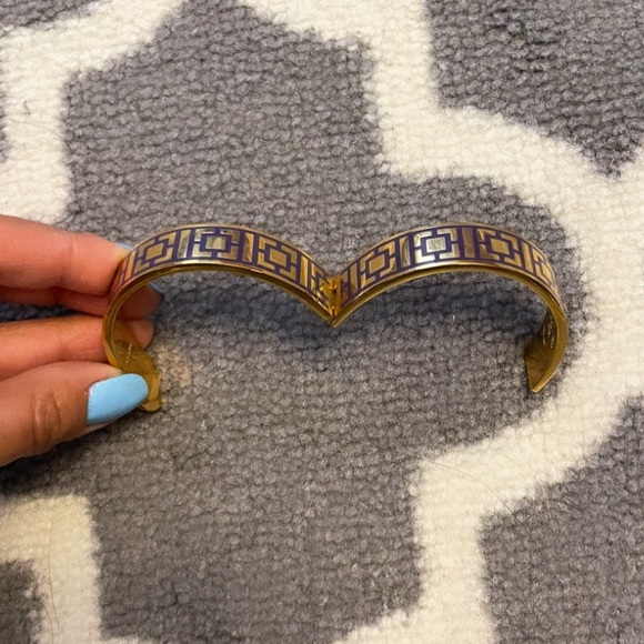 Authentic Coach Purple and Gold Bangle - Picture 6 of 7